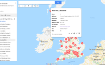 Britains Top Restaurants Map