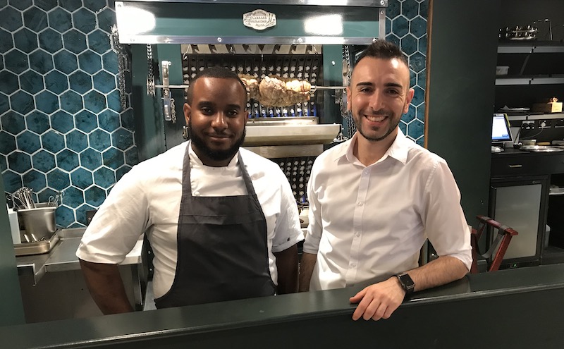 Southside Scran Head CHef Hearty Derlet and Head Waiter Diego Carrozzo