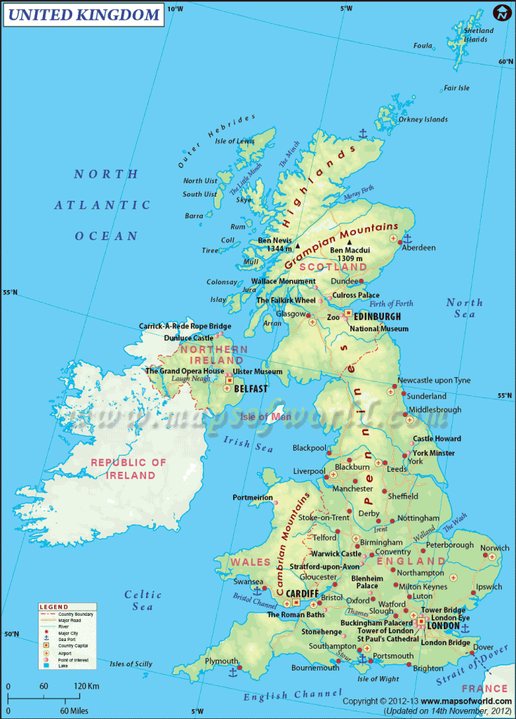 United Kingdom Map 735x1024 
